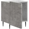 Šalia lovos spintelė 2 pcs Betono pilka 43 x 34,5 x 52 cm