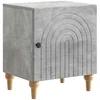 Šalia lovos spintelė 2 pcs Betono pilka 43 x 34,5 x 50 cm