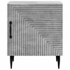 Šalia lovos spintelė 2 pcs Betono pilka 43 x 34,5 x 50 cm