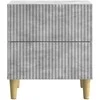 Šalia lovos spintelė 2 pcs Betono pilka 43 x 34,5 x 48 cm