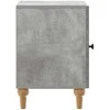 Šalia lovos spintelė 2 pcs Betono pilka 43 x 34,5 x 50 cm