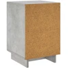 Naktinė spintelė 2 vnt. Betono pilka 33,5 x 34,5 x 50 cm