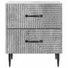 Šalia lovos spintelė 2 pcs Betono pilka 43 x 34,5 x 47,5 cm
