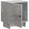 Šalia lovos spintelė 2 pcs Betono pilka 43 x 34,5 x 50 cm