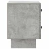 Šalia lovos spintelė 2 pcs Betono pilka 43 x 34,5 x 47,5 cm