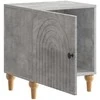 Šalia lovos spintelė 2 pcs Betono pilka 43 x 34,5 x 50 cm