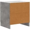 Šalia lovos spintelė 2 pcs Betono pilka 43 x 34,5 x 44,5 cm