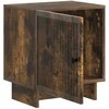 Šalia lovos spintelė 2 pcs Dūminio ąžuolo 43 x 34,5 x 50 cm