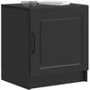 Šalia lovos spintelė 2 pcs Juoda 43 x 34,5 x 47 cm