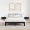 Šalia lovos spintelė 2 pcs juoda ąžuolo 35 x 35 x 20 cm