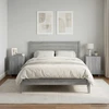 Šalia lovos spintelė 2 pcs Pilka Sonoma 33,5 x 34,5 x 50 cm