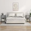 Šalia lovos spintelė 2 pcs Pilkas Sonoma 38 x 31 x 61 cm