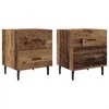 Šalia lovos spintelė 2 pcs Senas medis 40 x 35 x 47,5 cm