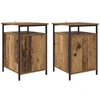 Šalia lovos spintelė 2 pcs Senas medis 40 x 42 x 60cm