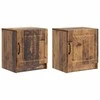 Šalia lovos spintelė 2 pcs Sendintos medienos 43 x 34,5 x 47 cm