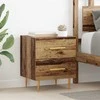 Šalia lovos spintelė 2 pcs Senovinis medis 40 x 35 x 47,5 cm