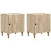 Šalia lovos spintelė 2 pcs Sonoma ąžuolas 43 x 34,5 x 50 cm
