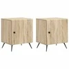 Šalia lovos spintelė 2 pcs Sonoma ąžuolas 43 x 34,5 x 50 cm