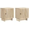 Šalia lovos spintelė 2 pcs Sonoma ąžuolas 43 x 34,5 x 50 cm