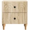 Šalia lovos spintelė 2 pcs Sonoma ąžuolas 43 x 34,5 x 48 cm