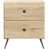 Šalia lovos spintelė 2 pcs Sonoma ąžuolas 43 x 34,5 x 47,5 cm