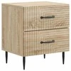 Šalia lovos spintelė 2 pcs Sonoma ąžuolas 43 x 34,5 x 47,5 cm