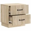 Šalia lovos spintelė 2 pcs Sonoma ąžuolas 43 x 34,5 x 44,5 cm