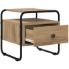 Šalia lovos spintelė Artisano ąžuolo Apdirbta mediena