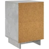 Šalia lovos spintelė Betono pilka 33,5 x 34,5 x 50 cm
