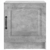 Šalia lovos spintelė Betono pilka 43 x 34,5 x 47 cm