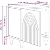Šalia lovos spintelė Sonoma ąžuolas 43 x 34,5 x 50 cm