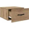 Šalia lovos spintelė su stalčių artisano ąžuolo 35 x 35 x 20 cm