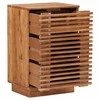 Rankų darbo naktinė spintelė Teak medžio rudas 40 x 30 x 60 cm