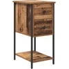Šalia lovos spintelė su stalčių Sena mediena 32 x 42 x 70 cm