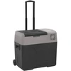 Šaltdėžė su ratukais ir rankena, juoda ir pilka, 40l, PP