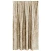 Aksominio tipo užuolaidos 2 pcs Kreminė 140 x 140 cm Aksomas