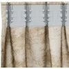 Aksominio tipo užuolaidos 2 vnt. Kreminė 140 x 140 cm Aksomas