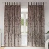 Aksominio tipo užuolaidos 2 pcs Kapučino 260 x 140 cm Aksomas