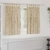 Aksominio tipo užuolaidos 2 pcs Kreminė 140 x 140 cm Aksomas