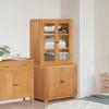 Sandėliavimo baldų komplektas 2 vnt. Ruda 80 x 50 x 160 cm
