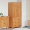 Sandėliavimo baldų komplektas 2 vnt. Ruda 80 x 50 x 180 cm