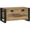 Saugojimo dėžės Ruda 60 x 30 x 30 cm Mango medienos masyvas
