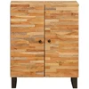 Sandėliavimo komodas 60 x 33 x 75 cm Kietas mango medis Ruda