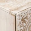 Sandėliavimo komodas Balta 60 x 33,5 x 75 cm Kietas mango medis