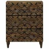 Sandėliavimo komodas Ruda 60 x 33,5 x 75 cm Kietas mango medis