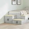 Oppbevaringsskap 2 pcs Betono pilka 108 x 41 x 40 cm