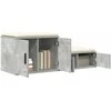 Oppbevaringsskap 2 pcs Betono pilka 108 x 41 x 40 cm