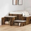 Oppbevaringsskap 2 pcs Rūkyta ąžuolas 108 x 41 x 40 cm