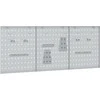Įrankių sienelė 3 pcs Pilka 150 x 1 x 60 cm