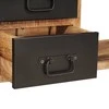 Laikymo suolas Ruda 80 x 35 x 40 cm Mango medienos masyvas